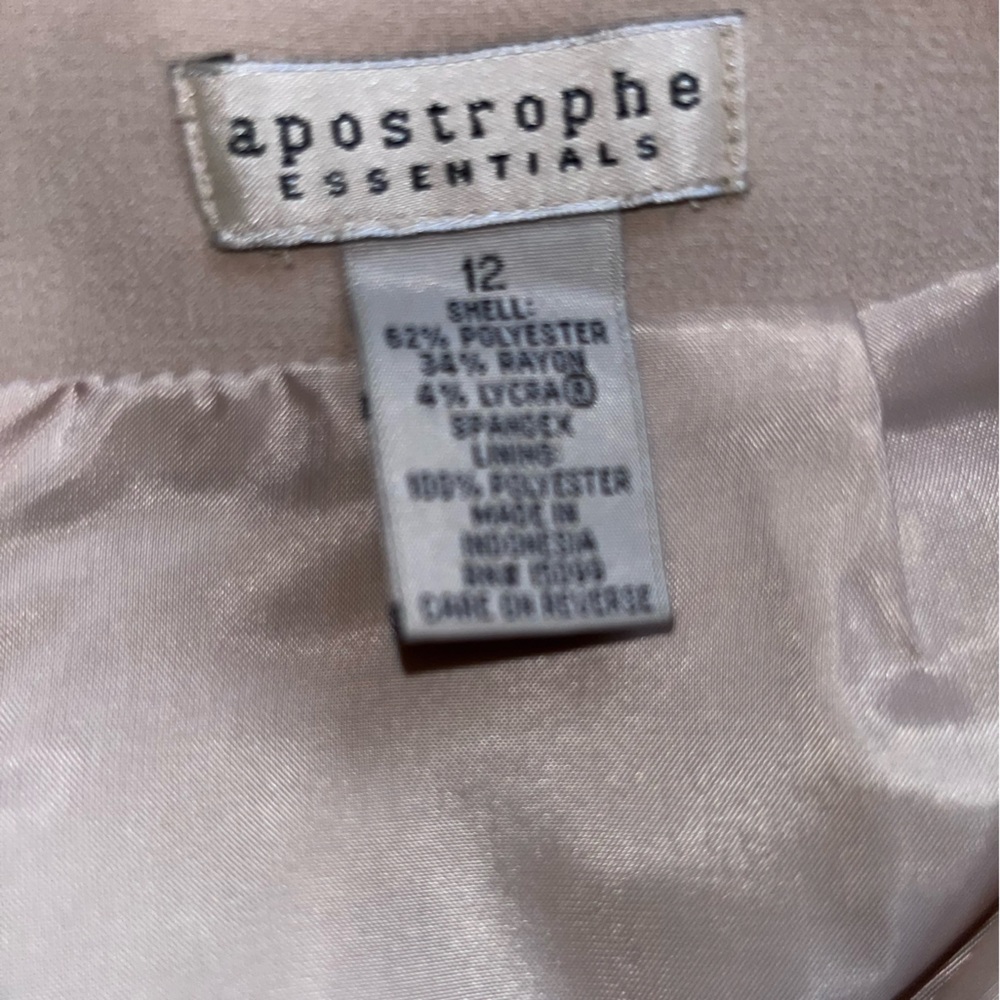 EUC Floor length pencil skirt, fully lined back invisible zipper, & kick slit - Picture 5 of 7